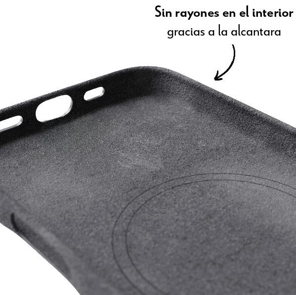 iPhone 16 Pro Max - Alcantara Case - Gris Oscuro
