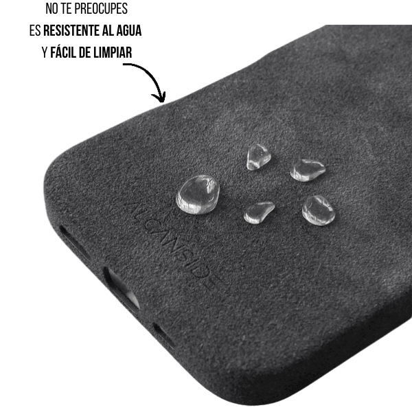 iPhone 16 Pro Max - Alcantara Case - Gris Oscuro