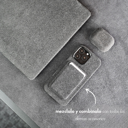 iPhone 16 Pro - Alcantara Case - Gris Espacial