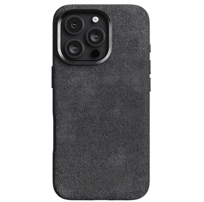iPhone 16 Pro Max - Alcantara Case - Gris Oscuro
