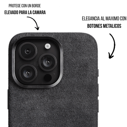 iPhone 16 Pro Max - Alcantara Case - Gris Oscuro